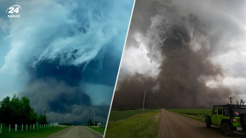 Es ist wie ein Apokalypse-Film: Ein schrecklicher Tornado fegt über Kanada