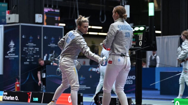 Das ukrainische Fechtteam erreichte zusammen mit Harlan das Halbfinale der Weltmeisterschaft