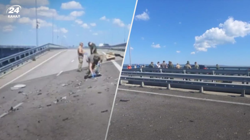 Wie die Krimbrücke jetzt aussieht: Die Feinde zeigten das erste offizielle Video nach den Explosionen