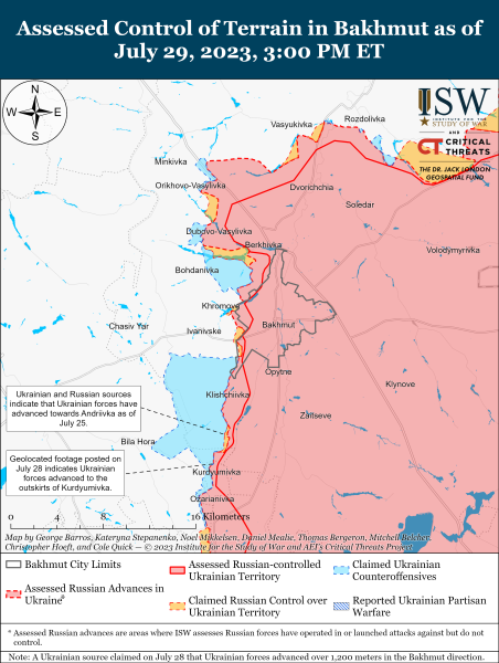  ISW“ /></p>
</p>
<p>Ukrainische Beamte berichteten offiziell, dass die Streitkräfte der Ukraine Gegenoffensiven nahe der Grenze der Regionen Donezk und Saporoschje sowie im westlichen Teil der Region Saporoschje durchgeführt hätten .</p>
</p></p>
<!-- relpost-thumb-wrapper --><div class=