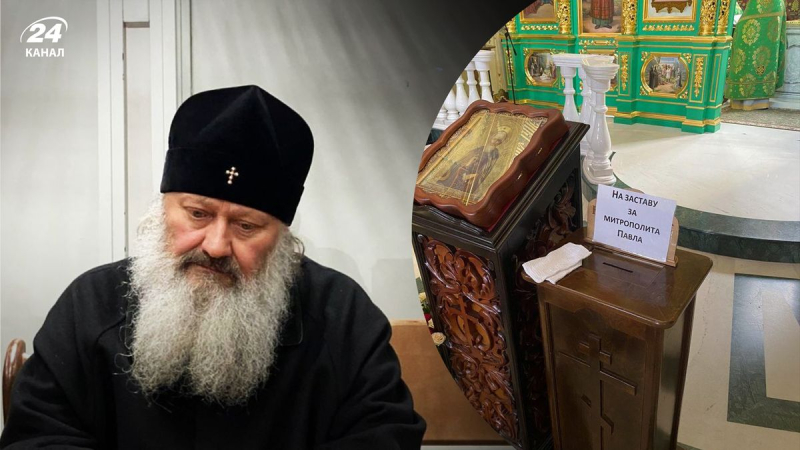 In der Kiewer Höhlenkloster Lavra sammeln sie in einer Spende Geld für die Verpfändung von Paschas Mercedes box