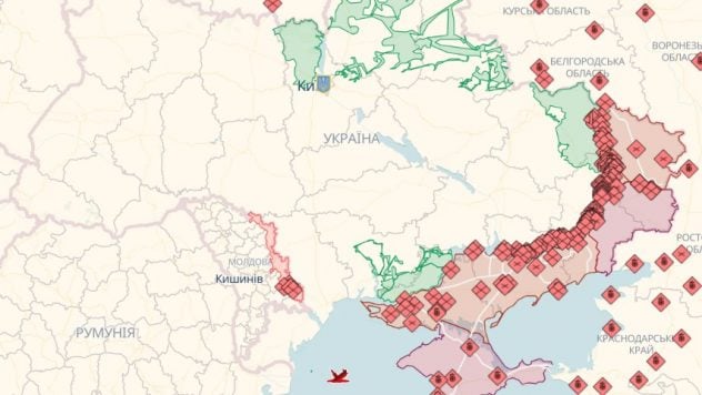 Online-Karte der Feindseligkeiten in der Ukraine: Wo die Kämpfe am 01.08.2023 stattfinden