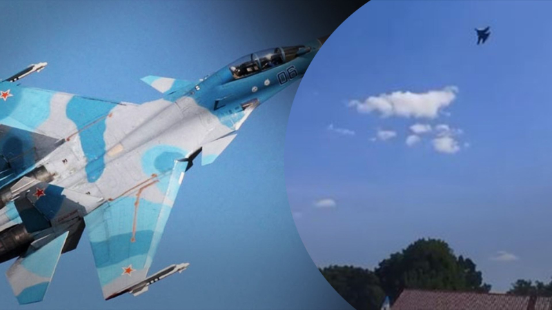 Su-30 stürzte vor den Augen von Menschen ab und hätte sie fast getötet: Flugzeugabsturz in Russland auf Video festgehalten
