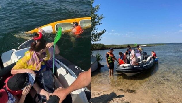 Katamaran fiel wegen plötzlichem Wind aus: Urlauber am Svityaz-See wurden in Volyn gerettet