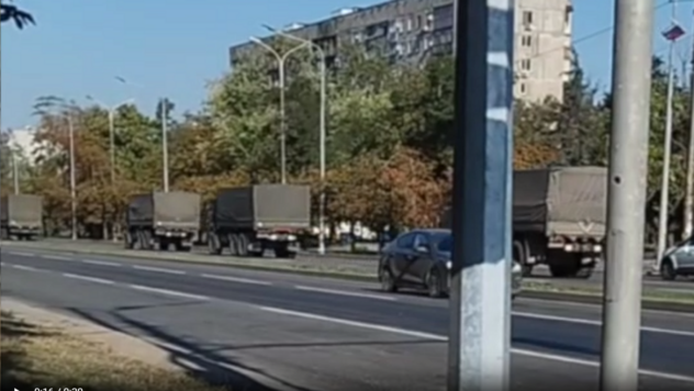 Die Bewegung russischer Lastwagen von BC über Mariupol nach Berdjansk wurde festgestellt