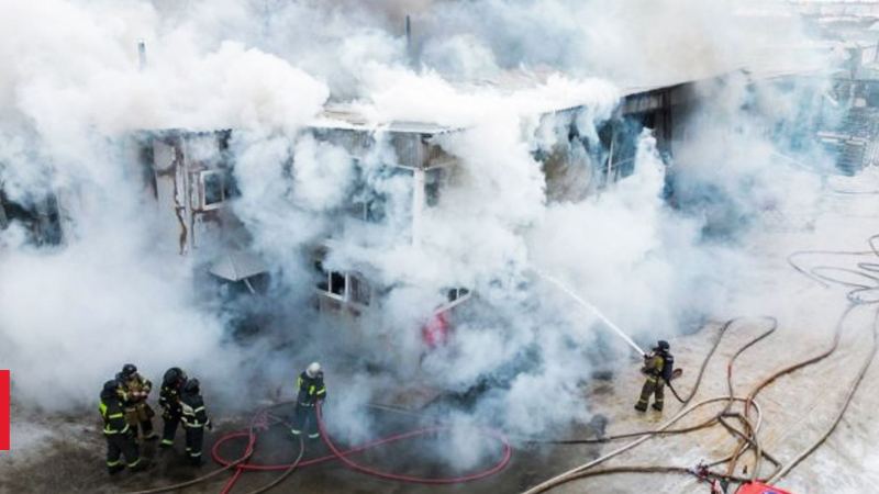 ""So etwas wie so ernst“: In der Nähe von Moskau brach ein Großbrand aus“ /></p>
<p _ngcontent-sc187=