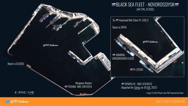 Die havarierte „Olenegorsk Miner“ wird von vier Schiffen festgehalten, damit sie nicht überläuft (Foto)“ /></p>
<p><img decoding=