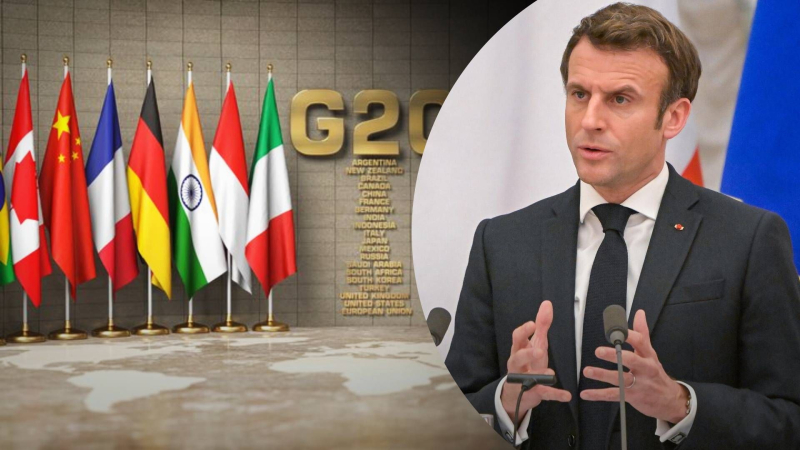 Bestätigt erneut die Isolation Russlands: Macron sprach über Ergebnisse des G20-Gipfels“ /></p>
<p>Macron sprach über Taschen beim G20-Gipfel/Collage 24 Channel</p>
<p _ngcontent-sc94 class=