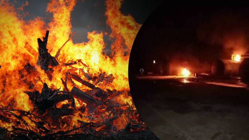 In Russland brannte ein Öldepot in der Nähe von Orenburg: Ein Mann wurde vermisst, ein anderer befand sich in ernstem Zustand