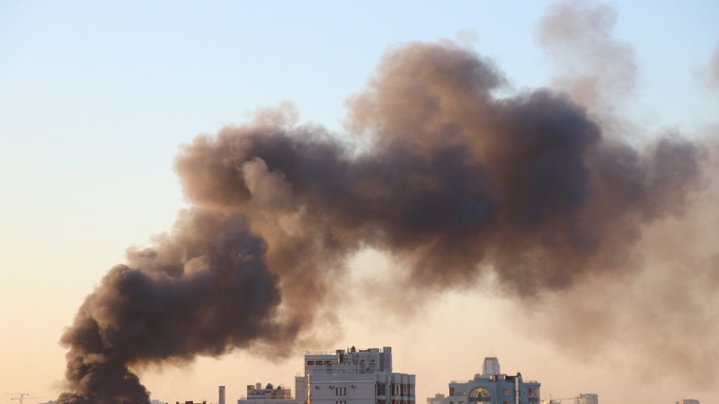 Russische Truppen greifen Charkow an: Explosionsgeräusche sind zu hören