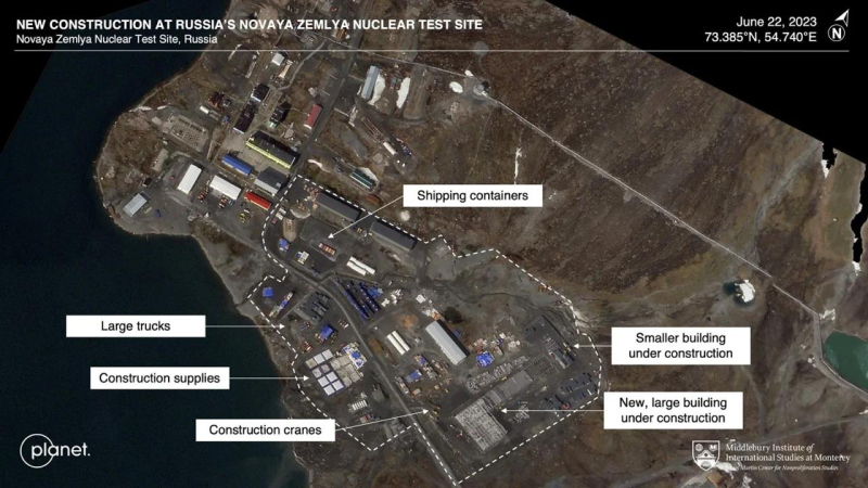 Grabe Tunnel und räume Straßen frei : USA, China und die Russische Föderation sind an Atomteststandorten aktiver geworden“ /></p>
<p class=