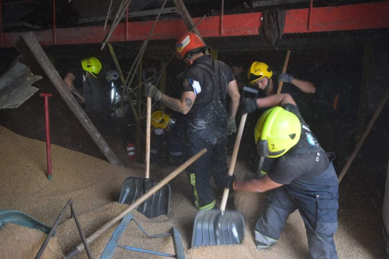 In Tschernigow wurden drei Landarbeiter mit Getreide bedeckt: sie starben