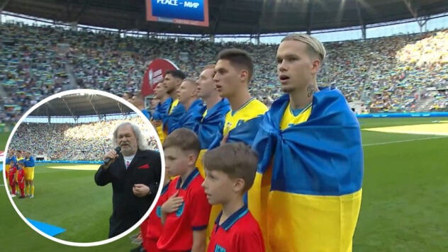 Das ganze Stadion sang: Petrinenko verblüffte mit der Darbietung der ukrainischen Hymne vor dem Spiel gegen England 