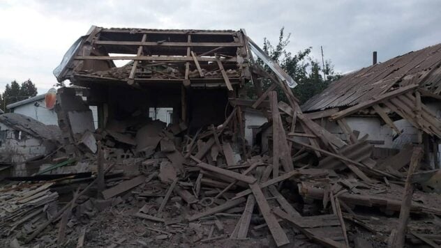 Die Russische Föderation zerstörte durch einen Hurrikan ein Privathaus in der Region Dnepropetrowsk