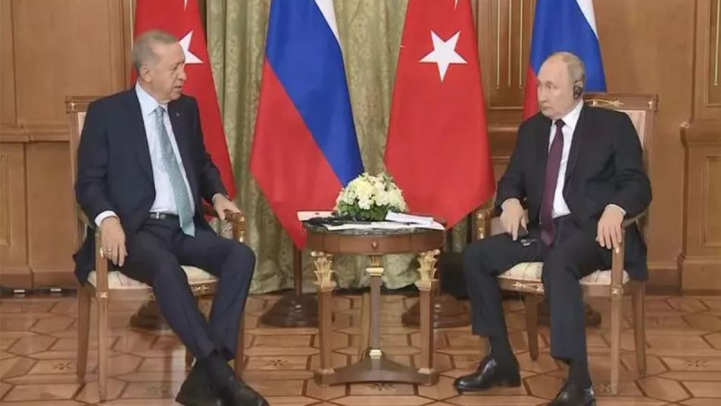 Die Europäische Kommission teilt die Erwartungen vom Treffen zwischen Erdogan und Putin“ /></p>
<p>Putin und Erdogan treffen sich in Sotschi/CNN </p>
<p _ngcontent-sc94 class=