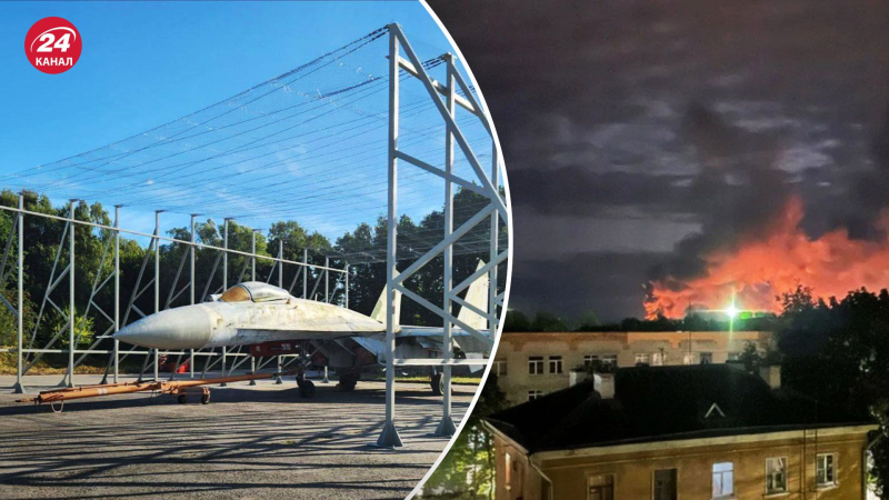 Metallgitter und Volksschutztrupps: Werden sie dazu beitragen, russische Flugzeuge vor „Klatschen“ zu schützen?“ /></p>
<p>Russland hat Angst vor einem weiteren „Knall“ auf Flugplätzen/Collage 24 Channel</p>
<p _ngcontent-sc159 class=