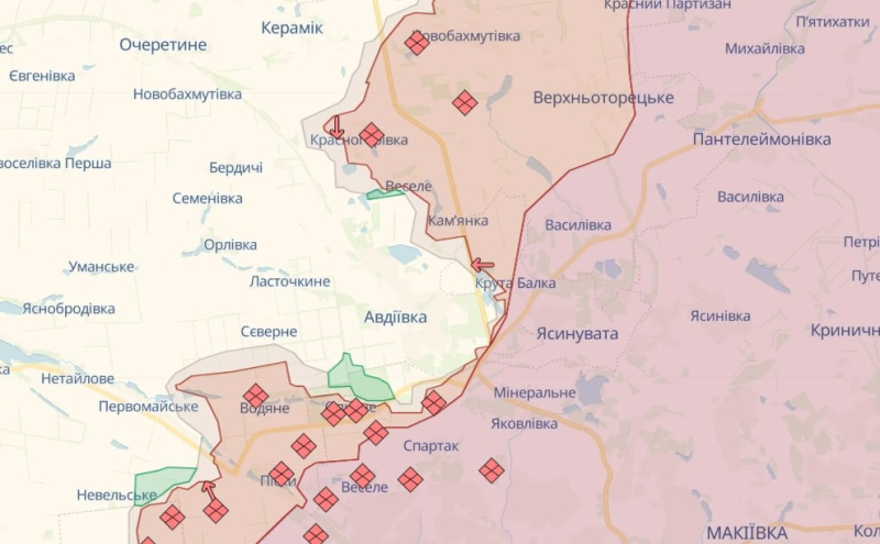 Die Russische Föderation hat ihre Offensive intensiviert In Richtung Avdeevsky haben die Streitkräfte der Ukraine die Angriffe des Feindes erfolgreich abgewehrt – Generalstab. Foto: Deep State </p>
<p>Der Krieg in vollem Umfang in der Ukraine ist bereits am 595. Tag.</p>
<p>Jetzt beobachten sie </p>
<p>Die Lage in den Städten kann auf der interaktiven Karte der Militäreinsätze in der Ukraine und auf der überwacht werden Karte der Luftangriffe in der Ukraine.</p>
</p></p>
<!-- relpost-thumb-wrapper --><div class=