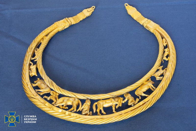 Unter denjenigen, die im Fall des Exports von Scythian festgenommen wurden Gold aus der Ukraine – ein Vertreter der UOC MP“ /> </p>
<p>SBU</p>
<p><img decoding=