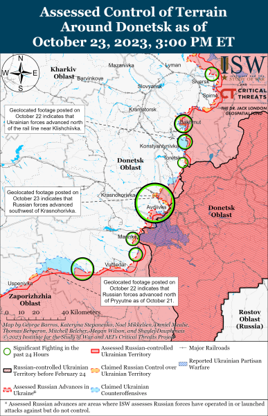 Karte der Militäreinsätze zum Stand 24. Oktober 2023 – Lage an der Front“ /></p>
<p>Der Krieg in vollem Umfang in der Ukraine dauert seit dem 608. Tag an.</p>
<p>Sie können die Lage in den Städten überwachen auf der interaktiven Karte der Militäreinsätze in der Ukraine und auf der Karte der Luftangriffe in der Ukraine.</p>
</p>
</p </p>
<!-- relpost-thumb-wrapper --><div class=