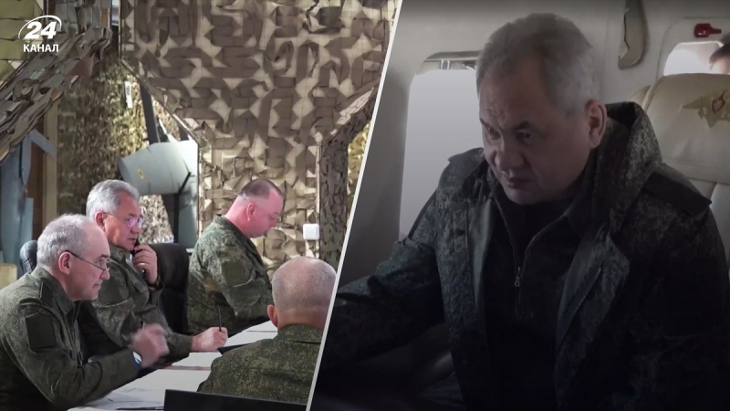 Es gibt eine interessante Detail: Warum ist Shoigus Video „von vorne“ inszeniert? /></p>
<p>Shoigu besuchte angeblich die Front in der Ukraine/Collage 24 Channel</p>
<p _ngcontent-sc144 class=