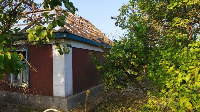 In der Nacht schlugen die Russen Stanislaw in der Region Cherson ein, mehr als 30 Häuser wurden beschädigt