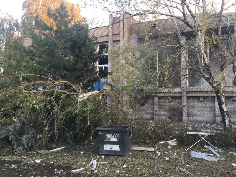 Die russische Armee zerstörte die Dynamo-Sportbasis in Saporoschje durch Beschuss