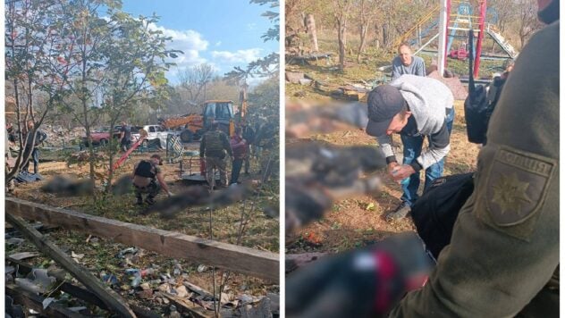 Einer der Einheimischen könnte der Angriffsschütze gewesen sein: Klimenko erzählte die Einzelheiten der Ankunft in das Dorf Groza“/></p>
<p>Der russische Raketenangriff auf das Dorf Groza im Bezirk Kupyansky in der Region Charkow war so präzise, ​​dass der Verdacht besteht, dass der Schütze einer der Einheimischen gewesen sein könnte. </p>
<p>Dies wurde auf Sendung von Unified News-Innenminister Igor Klimenko berichtet.</p>
<p>Um 13:24 Uhr kam es zu einem Raketenangriff. Eine feindliche Rakete flog in ein Geschäft und Café, in dem sich zu diesem Zeitpunkt etwa 60 Menschen befanden — Im Dorf fand ein Gedenkessen statt.</p>
<p>Jetzt zuschauen </p>
<p>Leider starben 49 Menschen, darunter ein sechsjähriges Mädchen. Sieben Menschen wurden schwer verletzt — Sie werden jetzt alle in Krankenhäusern operiert. Es ist noch nicht bekannt, mit welcher Waffe die Russen das Dorf angegriffen haben: Es könnte sich um eine Rakete, eine Lenkbombe oder eine Sprengbombe gehandelt haben.</p>
<p>Laut Klimenko war es möglich Stellen Sie die Identität von 29 Toten fest. Andere Leichen wurden an medizinische Experteninstitutionen in der Stadt Charkow geschickt.</p>
<p>— Ich möchte darauf hinweisen, dass im Dorf Groza 330 Einwohner lebten und aus jeder Familie, aus jedem Hof ​​eine Person bei diesem Gedenkessen anwesend war. „Deshalb ist dies eine so schreckliche Tragödie für diesen Ort und die Ukraine“, sagte er. betonte der Minister.</p>
<p>Der Leiter des Innenministeriums stellte fest, dass der Angriff auf das Ladencafé sehr zutreffend war, da die Räumlichkeiten selbst klein sind, weshalb der Sicherheitsdienst und die Polizei einen solchen Verdacht hegen der Einheimischen hätten angreifen können.</p>
<p>Derzeit sind 150 Polizisten, 55 Mitarbeiter des Landesrettungsdienstes und 60 Ärzte vor Ort im Einsatz.</p>
</p>
</p >
<!-- relpost-thumb-wrapper --><div class=