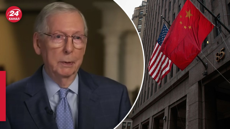 Die Welt ist in Gefahr“, sagte der republikanische Führer im US-Senat, welche Länder die „Achse des Bösen“ bilden. /></p>
<p>McConnell über China, Iran und Russland/Channel 24-Collage (Screenshot aus einem Interview mit Fox News, Foto GettyImages)</p>
<p _ngcontent-sc145 class=