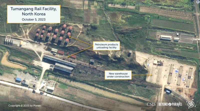 Das Frachttransportvolumen zwischen der Russischen Föderation und der DVRK stieg nach dem Besuch von Kim Jong-un in Russland stark an