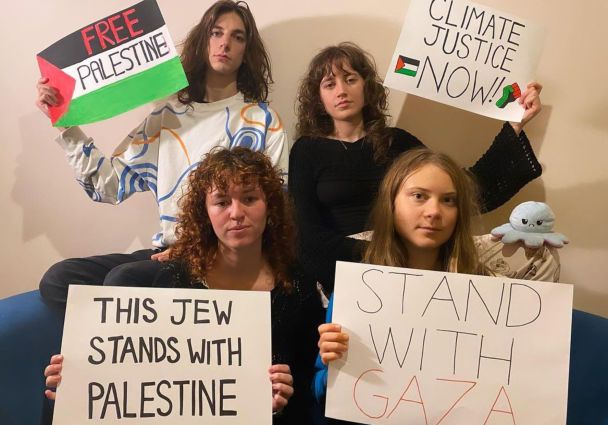 Greta Thunberg organisierte einen Streik aus Solidarität mit Palästina