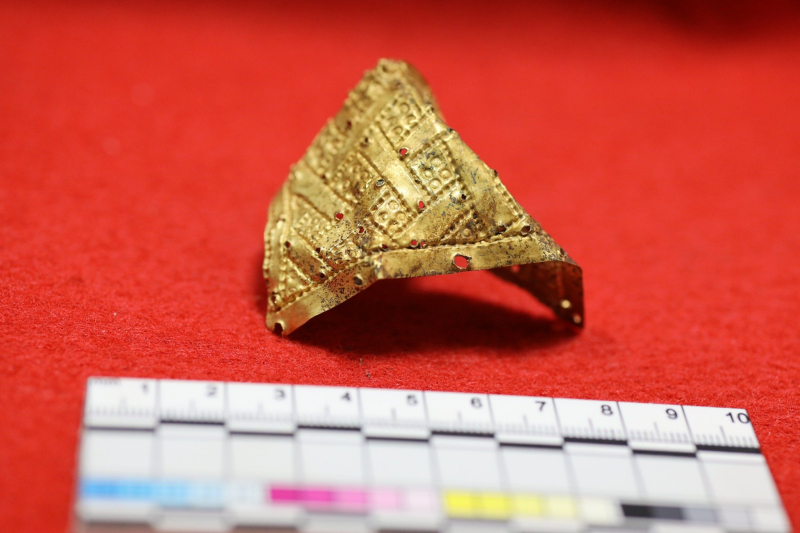 Ein äußerst seltener Fund. Goldschmuck aus der Zeit des Hetmanats wurde in Bila Tserkva entdeckt