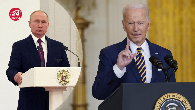 Die USA werden es nicht tun Rückzug, – vor dem Hintergrund der „Zrada“ in den Medien sprach sich Biden klar gegen Putin und für die Ukraine aus“ /></p>
<p>Biden forderte die Amerikaner auf, sich dem globalen Bösen zu widersetzen/Collage von Channel 24</p>
<p _ngcontent-sc94 class=