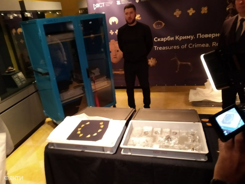 In Kiew wurde zum ersten Mal skythisches Gold gezeigt, das in die Ukraine zurückgegeben wurde