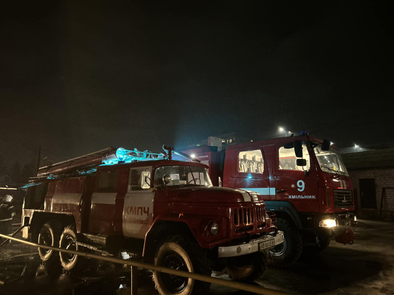 Großbrand in der Region Winnyzja: Das Feuer breitete sich aus auf eine Fläche von 800 Quadratmetern. m