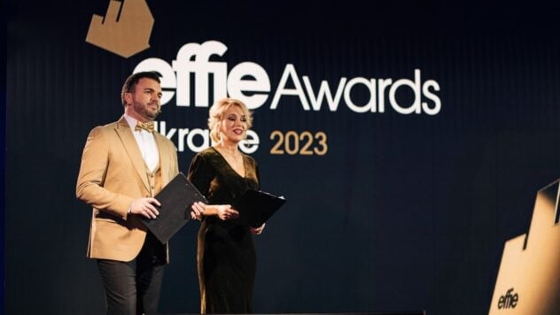 Oksana Gutzeit und Grigory Reshetnik gaben bei den Effie Awards Ukraine 2023 die effektivsten Kampagnen in der Ukraine bekannt