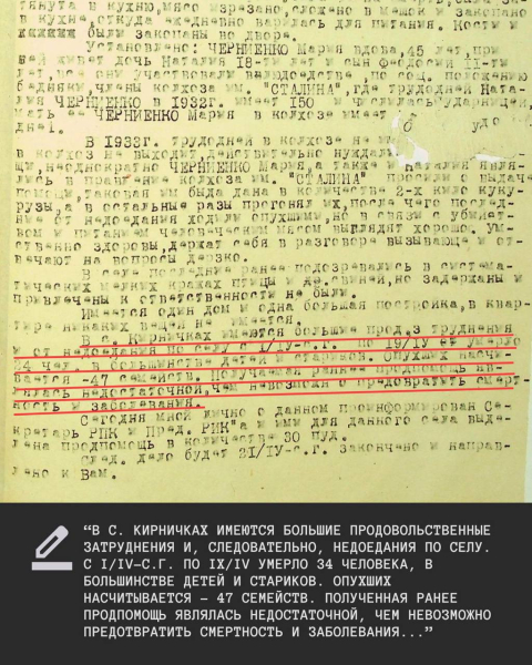 Wo sind deine Kinder, warum hast du sie gegessen? Kriminalfälle aus der Zeit der UdSSR wurden in das Holodomor-Museum überführt