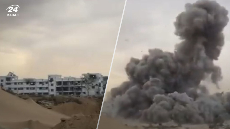 Die israelische Armee hat das Hamas-Parlamentsgebäude in Gaza abgerissen und es auf Video gezeigt