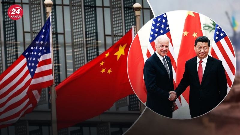 Es wurde bereits ein Signal gesendet : Wie die Vereinigten Staaten Chinas Position gegenüber Russland beeinflussen können“ /></p>
<p>Das Treffen zwischen Biden und Xi wird bezeichnend sein/Collage 24 Channel/EPA/UPG/Getty Images</p>
<p _ngcontent-sc94 class=