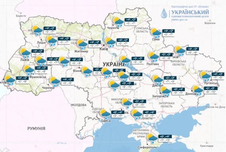 Bis zu 5 Grad unter Null und der erste Schnee: Wenn der Winter in die Ukraine kommt