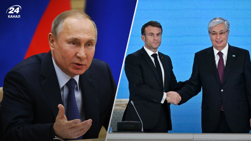 Kasachstan hat es geschafft, &quot ; herausspringen“: Wird Russland auf Macrons Besuch in Tokajew reagieren?“ /></p>
<p>Wie Putin auf das Treffen zwischen Macron und Tokajew reagieren wird/Channel 24 Collage/Getty Images</p>
<p _ngcontent-sc94 class=