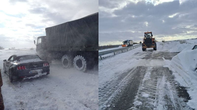 Fast zweitausend Menschen wurden aus dem Schnee gerettet Fallen in der Region Odessa – OVA“ /></p>
<p id=