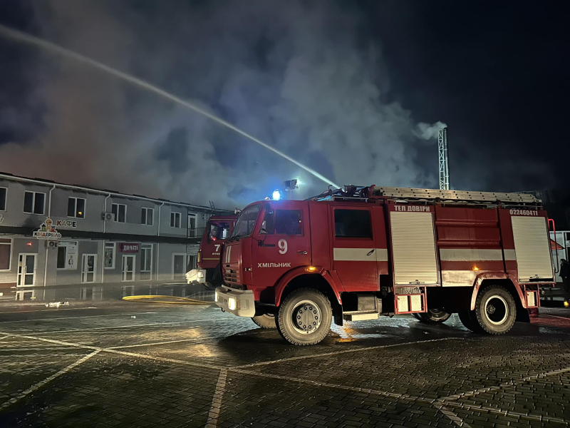 Großbrand in der Region Winnyzja: Das Feuer breitete sich auf einen aus Fläche von 800 qm