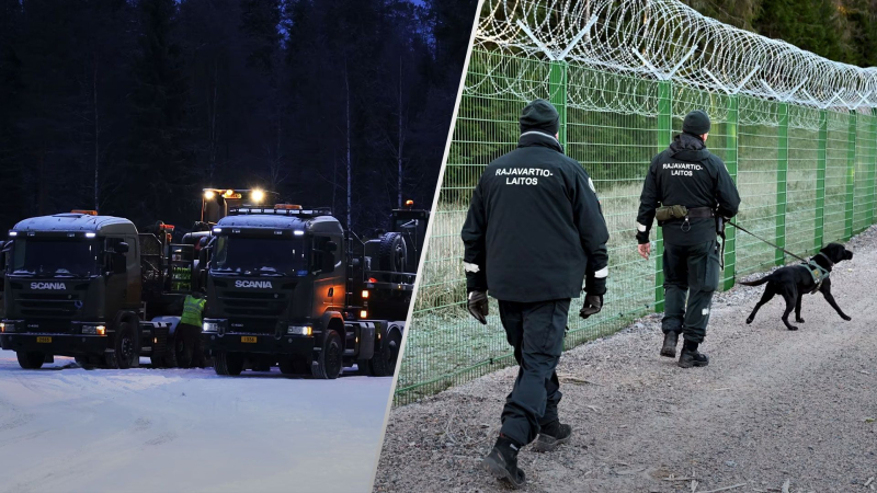 Zustrom illegaler Einwanderer: Finnland schickte das Militär an die Grenze zu Russland“ /></p>
<p>Finnland stärkt die Grenze zu Russland/Collage 24 Channel</p>
<p _ngcontent-sc202 class=