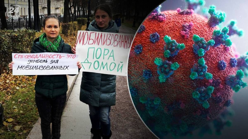 Weil "Covid": in St. Petersburg wurde den Ehefrauen russischer Wehrpflichtiger die Teilnahme an der Kundgebung untersagt“ /></p>
<p>Sicherheitsbeamte besuchen die Häuser mobilisierter Frauen und sprechen über die möglichen Folgen der „Proteste“/Collage 24 Channel</p>
<p _ngcontent-sc94 class= „news-annotation“><strong _ngcontent-sc94 >In Russland versuchen die Ehefrauen von Männern, die der Kreml für den Krieg in der Ukraine mobilisiert hat, ihrem Protest Ausdruck zu verleihen, indem sie in Großstädten auf die Straße gehen. Die örtlichen Behörden verbieten ihnen dies jedoch traditionell und greifen auf lächerliche Ausreden zurück.</strong></p>
<p>Also planten die Ehefrauen der Mobilisierten, zu einer Kundgebung im Zentrum von St. Petersburg zu gehen. Die örtlichen Behörden ließen dies jedoch nicht zu und begründeten das Verbot mit „zwingenden Beschränkungen“.</p>
<h2 class=