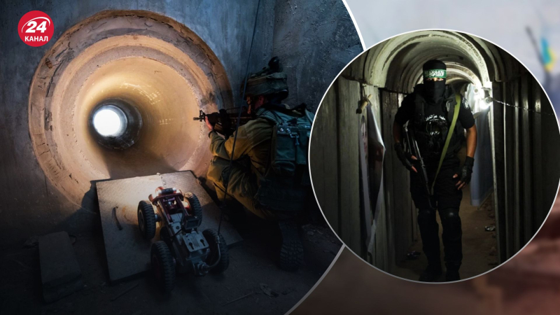 Eine äußerst schwierige Operation: So löschen Sie die Tunnel unter dem Sektor Gaza von Hamas“ /></p>
<p>Kämpfe in Gaza-Tunneln/Collage 24 Channel</p>
<p _ngcontent-sc94 class=