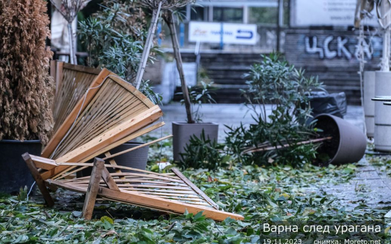 Schwerer Sturm in Bulgarien: Zwei Menschen starben, Zehntausende &mdash ; ohne Strom (Foto)