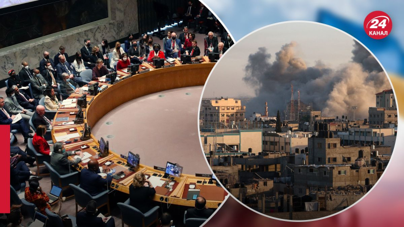 UN-Sicherheitsrat genehmigt die Resolution zum Gazastreifen: 2 Länder haben sich bei der Abstimmung der Stimme enthalten“ /></p>
<p>Der UN-Sicherheitsrat verabschiedete eine Resolution zum Gazastreifen/Collage von Channel 24 (Foto von Getty Images)</p>
<p _ngcontent-sc159 class=