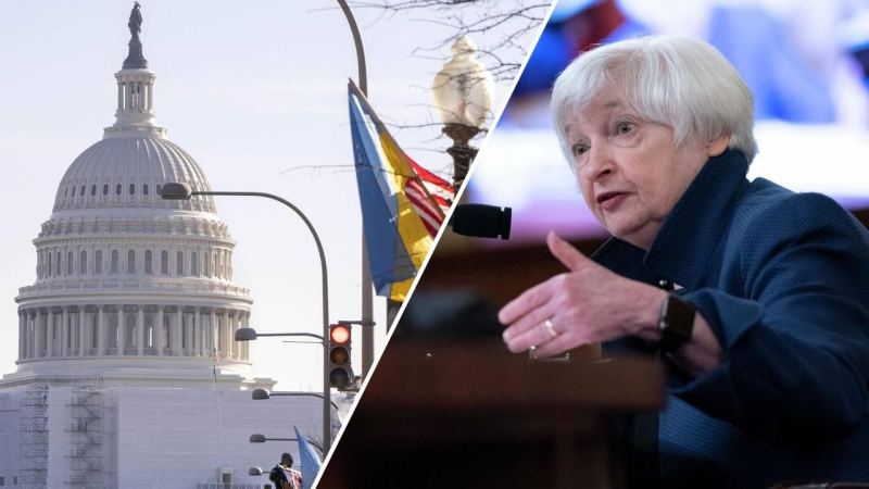 Verantwortung für die Niederlage: Der Chef des US-Finanzministeriums forderte den Kongress auf, die Hilfe für die Ukraine zu genehmigenJanet Yellen warnte die USA, falls Bidens Antrag auf Finanzierung der Ukraine abgelehnt wird/Collage 24 Channel

<p _ngcontent-sc94 class=