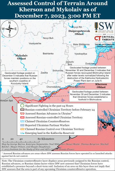 Karte der Militäreinsätze zum Stand 8. Dezember 2023 – Lage an der Front“ /></p>
<p>Der ausgewachsene Krieg in der Ukraine dauert nun schon seit dem 653. Tag.</p>
<p>Die Lage in den Städten lässt sich beobachten auf der interaktiven Karte der Militäreinsätze in der Ukraine und der Karte der Luftangriffe in der Ukraine.</p>
<p>Aktuell ansehen </p>
</p>
</p>
<p>Möchten Sie entspannen? Kommen Sie zu Facti.GAMES!</p></p>
<!-- relpost-thumb-wrapper --><div class=