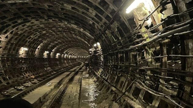 So sieht ein Nottunnel in der Kiewer U-Bahn aus: Experten zeigten ein Foto